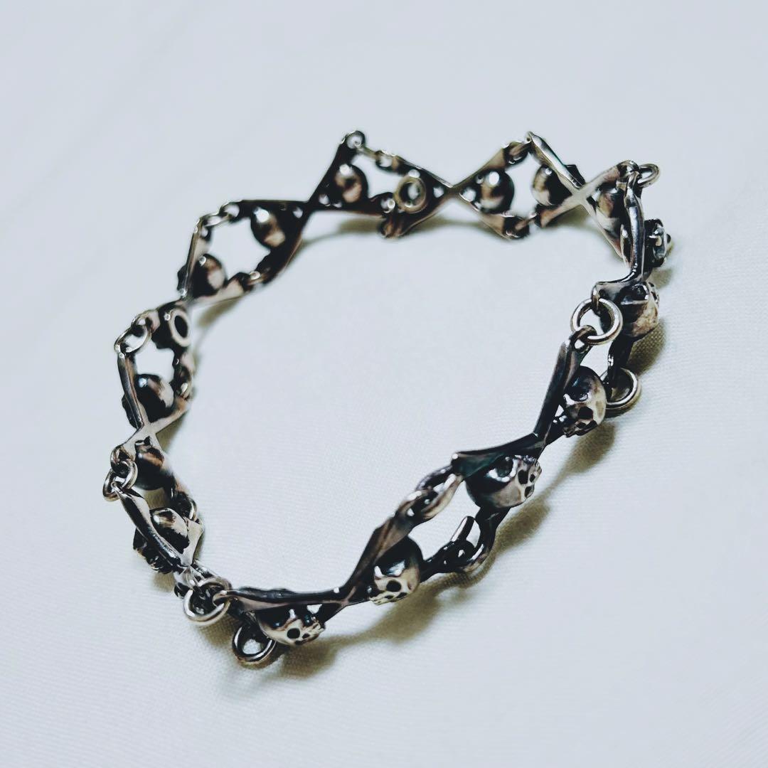 RUDE GALLERY×MAGICAL DESIGNシルバーブレスレットスカル