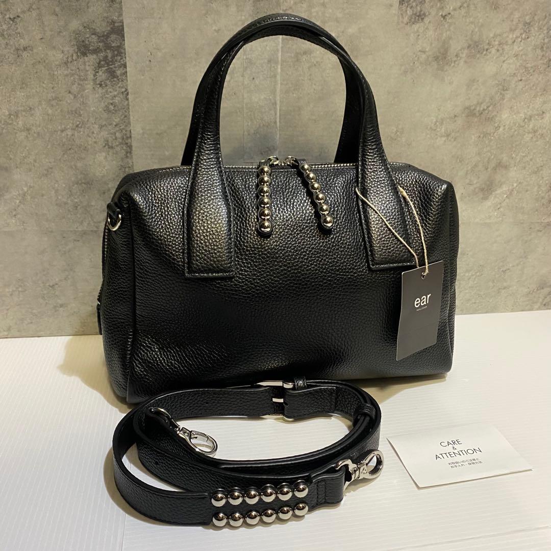 未使用】ear PAPILLONNER スタッズボストン ショルダーバッグ - メルカリ