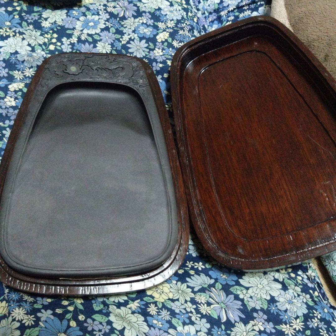 端渓雲龍有眼硯　老坑水岩　証明書＆ケース付き 新古美術 玄清堂 | 厳選された美術品を世界遺産「石見銀山」がある島根