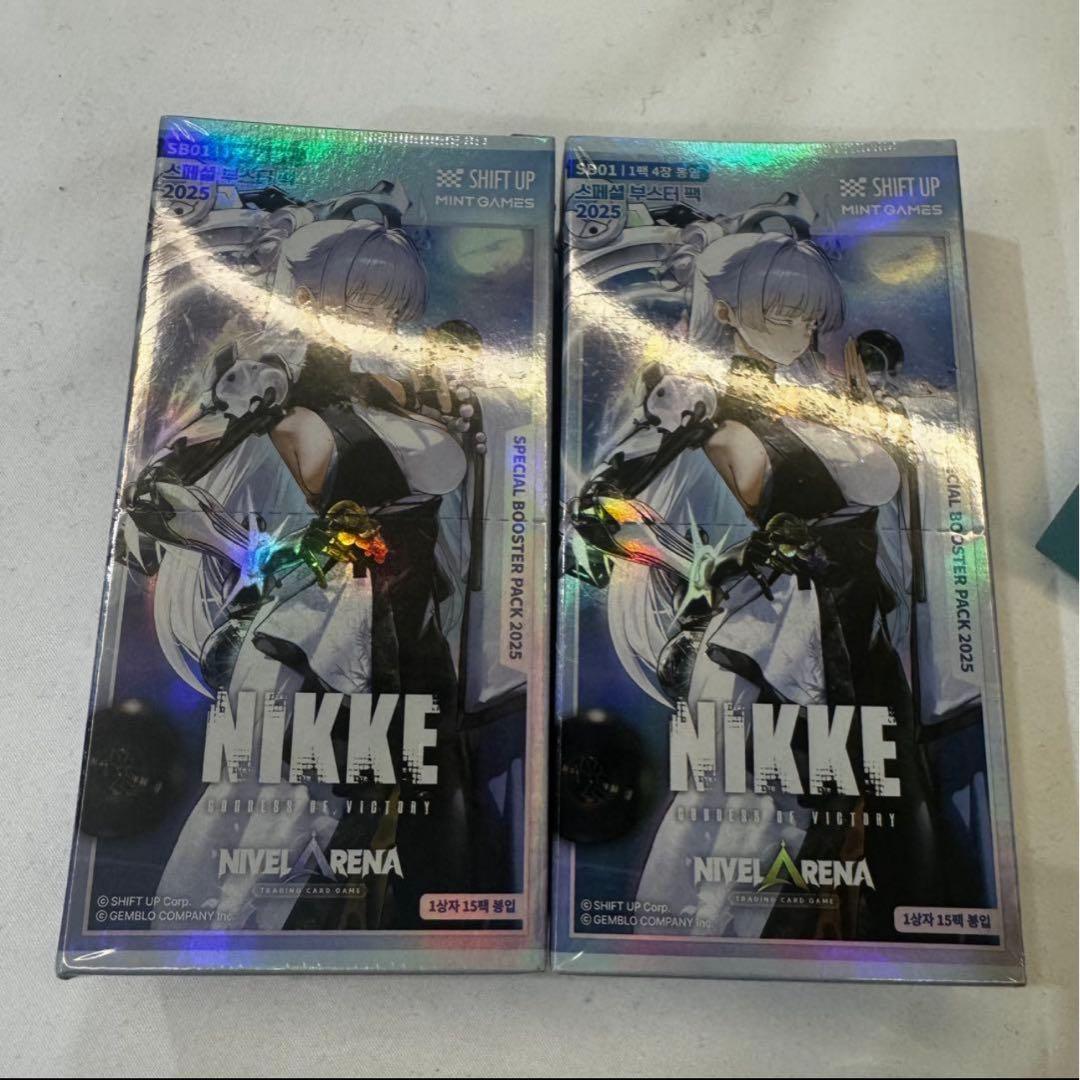 【海外限定】勝利の女神NIKKE ニベルアリーナ　TCG 2BOX おまけ付き