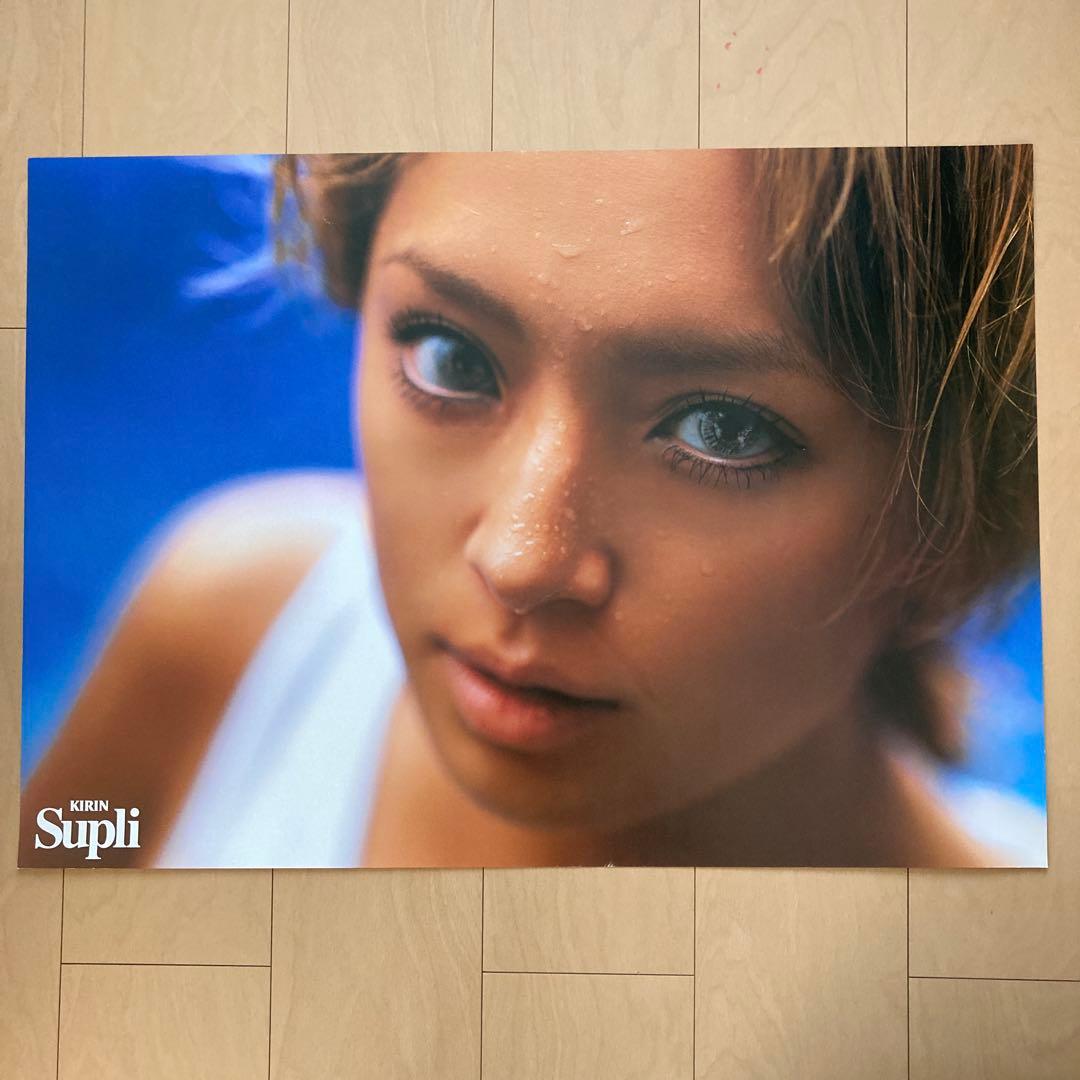 即購入ok!!】浜崎あゆみ 2001年 『キリンサプリ』 非売品ポスター