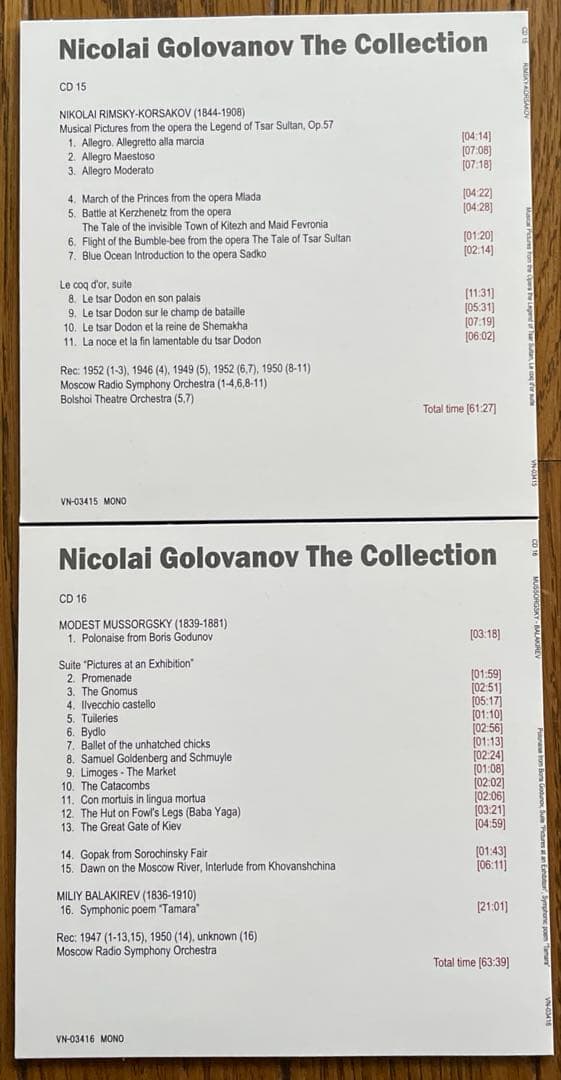 ニコライ・ゴロワノフの芸術 (26CD)』 ヴェニアス - メルカリ