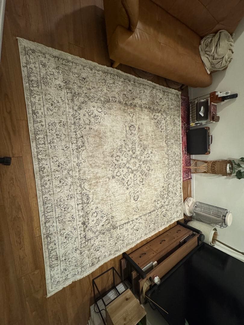 ヴィンテージ風 ラグ 絨毯 カーペット エジプト産