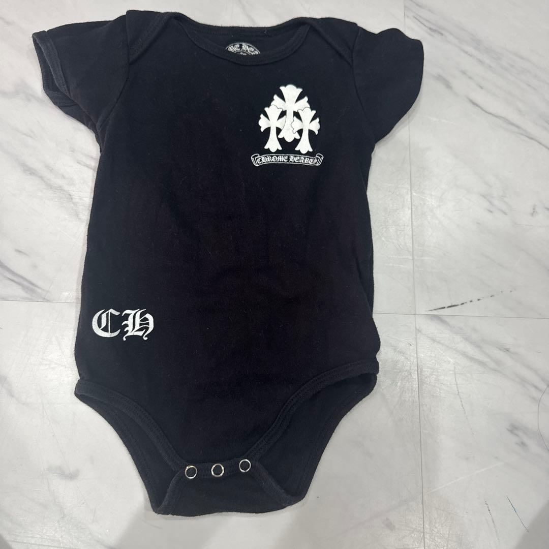 Chrome Hearts 黒ロンパース