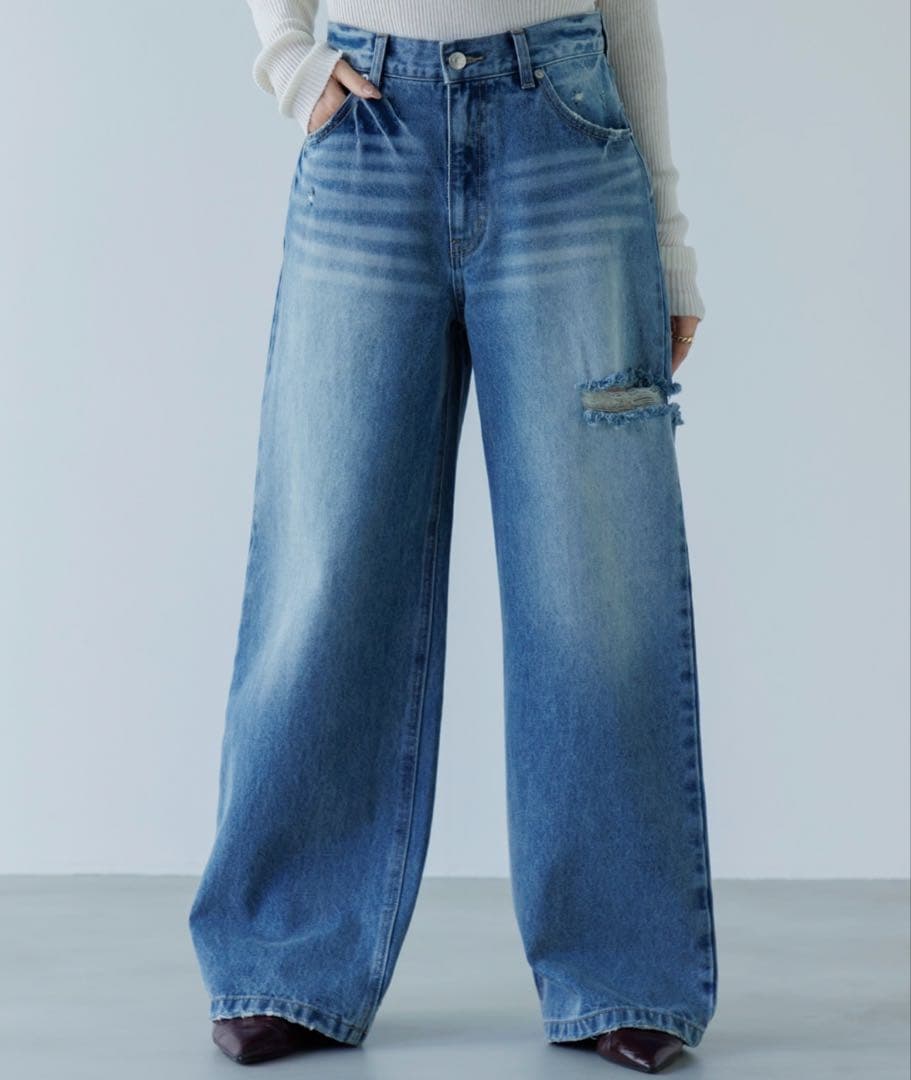 パンツ SENNE loose vintage like denim SENEE（セニー）の「loose vintage like denim（ルーズビンテージ