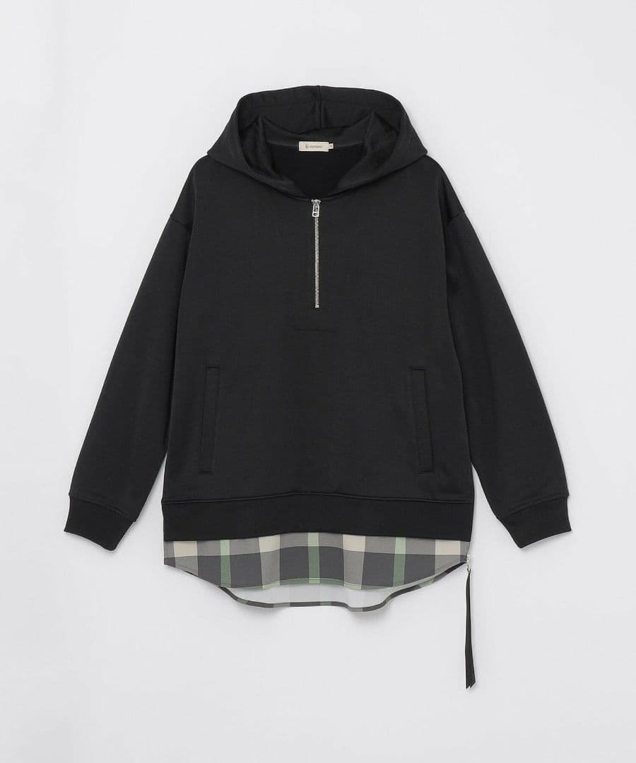 新品未使用　CB CRESTBRIDGE　レイヤードパーカー　ハーフジップ