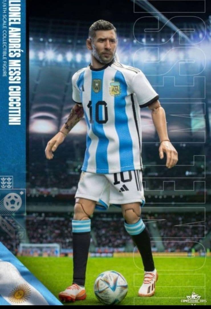 新品　1/6　リオネル・メッシ　アクションフィギュア　Competitive