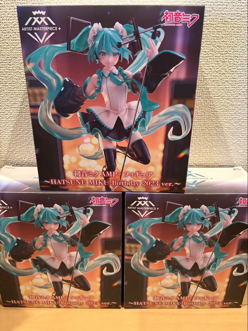 初音ミク AMP フィギュア Birthday 2023 ver. 3個セット