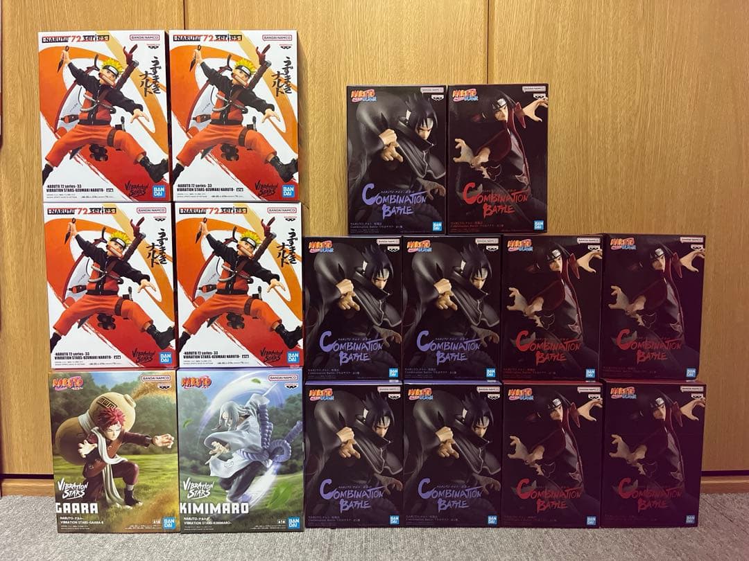NARUTO ナルト サスケ イタチ 我愛羅 君麻呂 フィギュア 16体