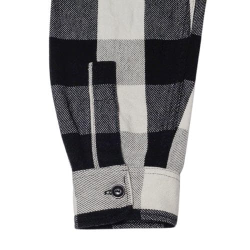 COOTIE バッファローチェックシャツ ブラック×アイボリーXL ワイド KJ