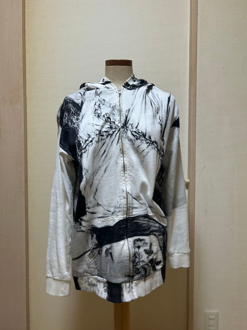 あちゃちゅむ ドローイングパーカー AHCAHCUM あちゃちゅむ フルーツ女ジップパーカー（シロ）01-231-0703