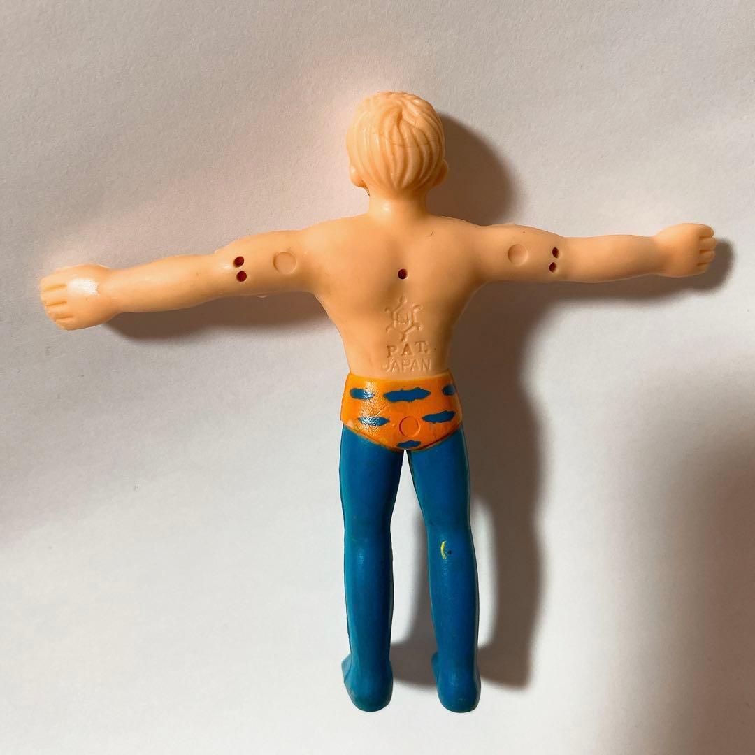 当時もの 中嶋製作所 タイガーマスク ベンダブル人形 ソフビ