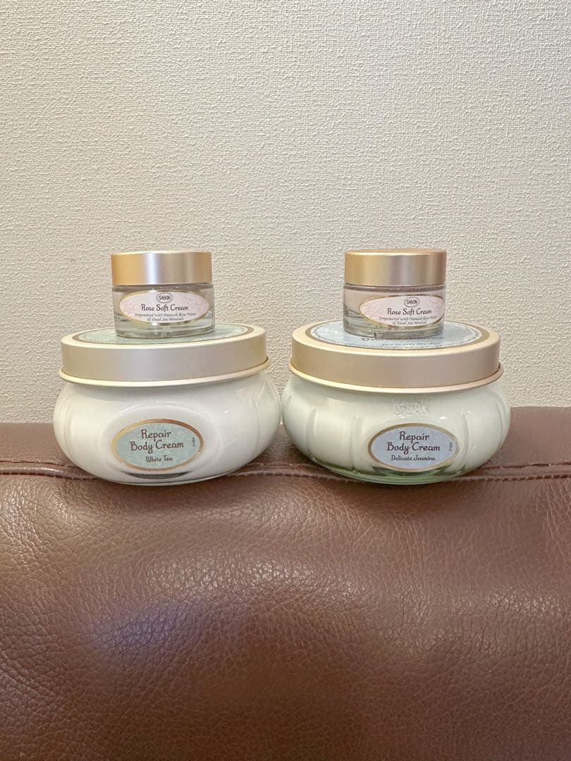 早い者勝ち❗️SABONリペアボディクリーム ホワイトティー