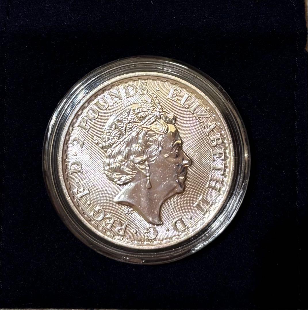 2021年 イギリス・ブリタニア銀貨1オンス 1枚 - メルカリ