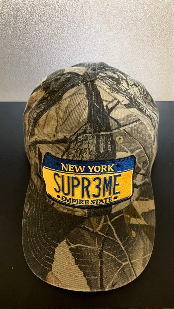 SUPR3ME 迷彩キャップ NEW YORK