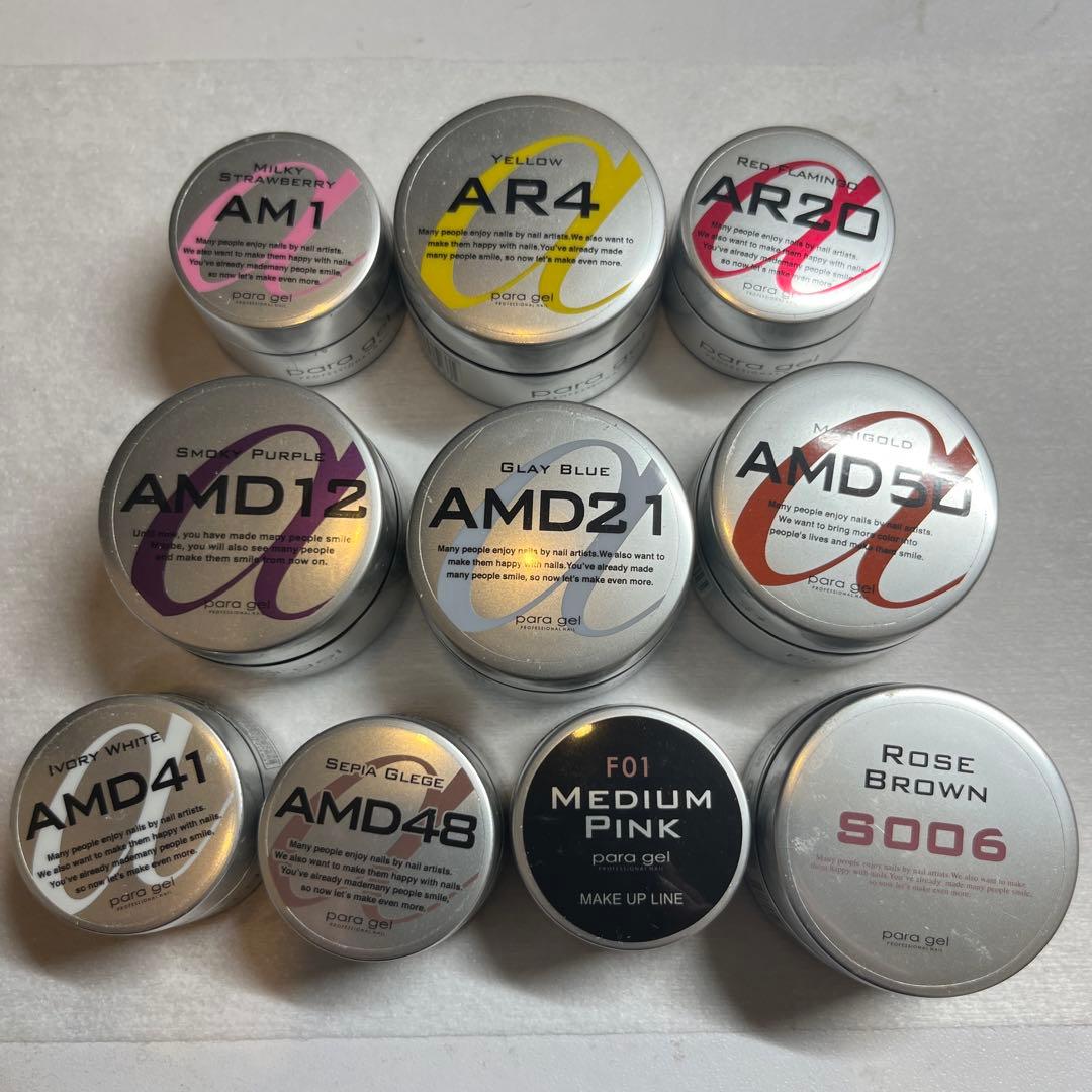 para gel パラジェル　カラージェル10色セット