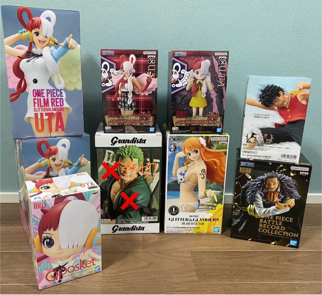 ワンピースフィギュア ウタなど他