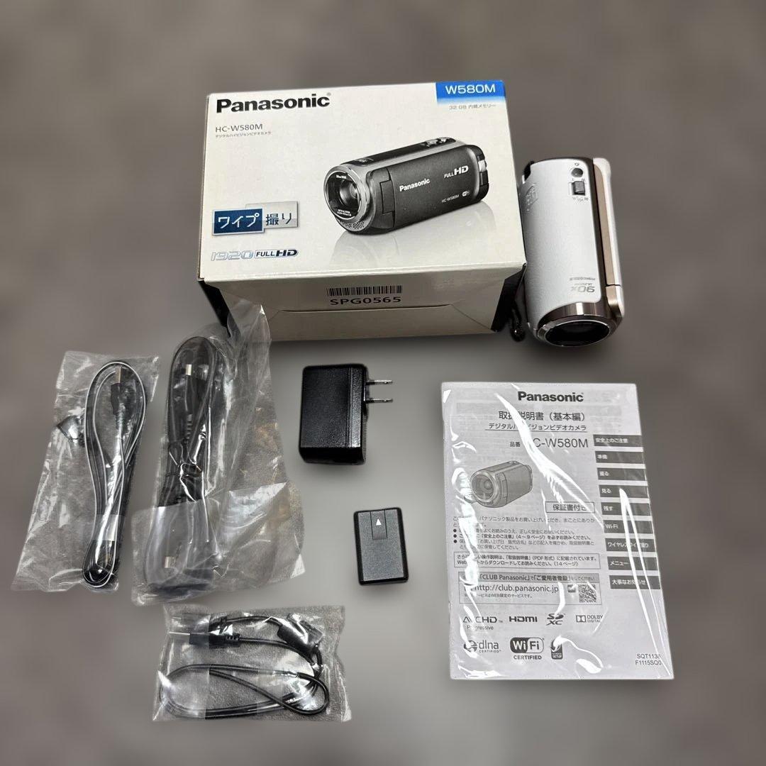 ほぼ未使用　【卒業・卒園式におすすめ】HC-W580M ビデオカメラ
