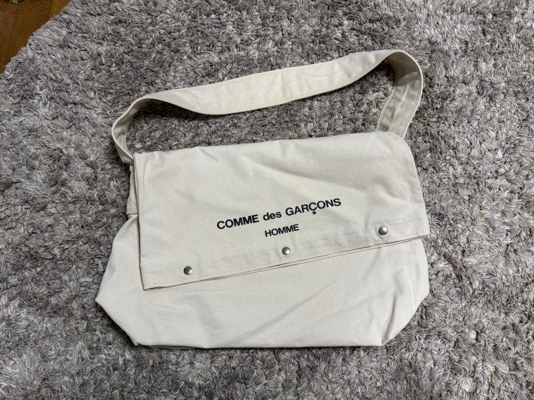 COMME des GARCONS HOMME キャンバスショルダーバッグ