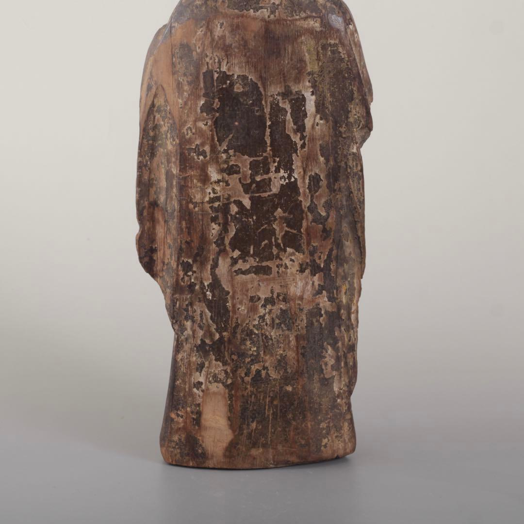 木彫 キリスト像 古道具 アンティーク オブジェ 聖人像 - メルカリ