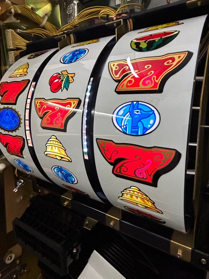 送料込み】パチスロ 秘宝伝 4号機 ウエイトカットROM 100円直投入 実機