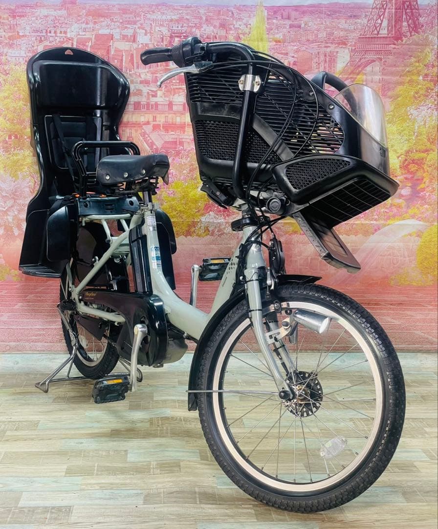 ZK3493 電動自転車 ブリヂストン アンジェリーノ 子供乗せ 20インチ
