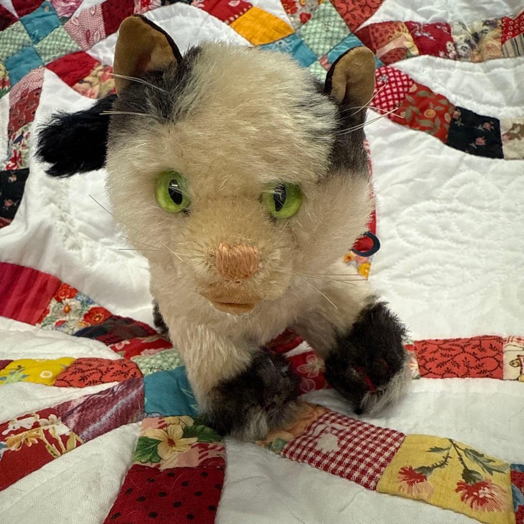 シュタイフsteiffビンテージ猫ちゃんグッシー