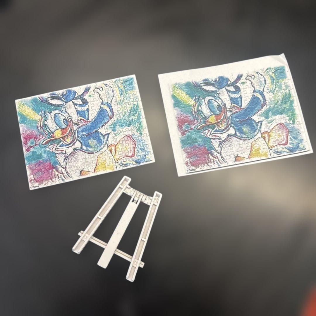 【完成品】ディズニー プチパリエ ドナルドダック 150ピース ★同梱210円引