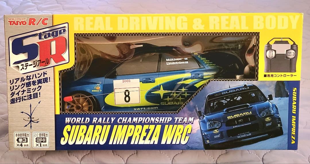 SUBARU IMPREZA WRC ラジコンカー　TAIYO R/C Tamiya 1/10 RC SUBARU IMPREZA WRC 2004 Mexico TT-01E KIT #47372-60A
