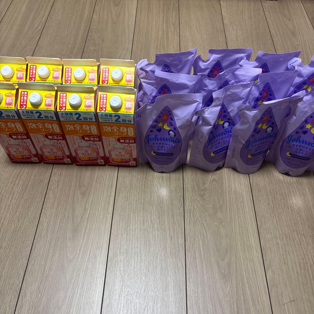 赤ちゃんボディーソープ　ジョンソンすやすや　泡全身ソープ