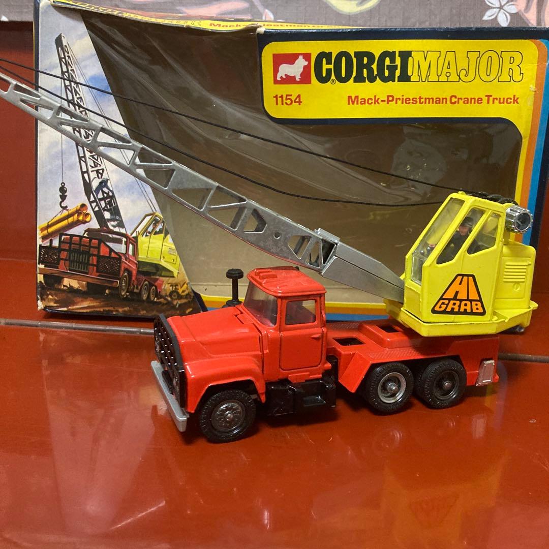 ミニカー Corgi Mack-Priestman Crane Truck 1154