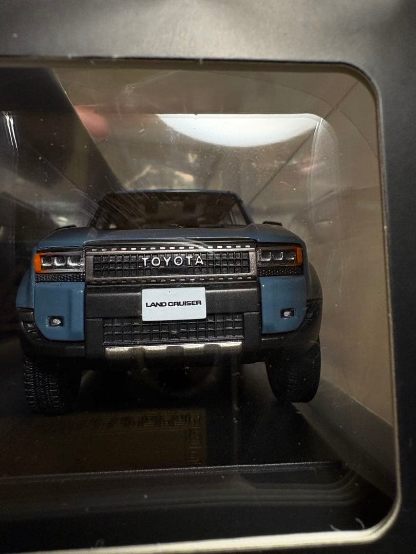 ランドクルーザー250 ミニカー スモーキーブルー ☆1/43 トヨタ ランドクルーザー 250 (スモーキーブルー) KYOSHO