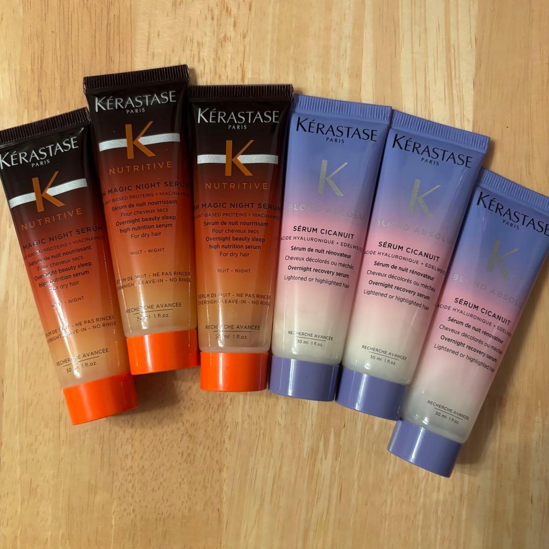 洗い流さないヘアトリートメント　ケラスターゼ　マジックナイトセラム　他