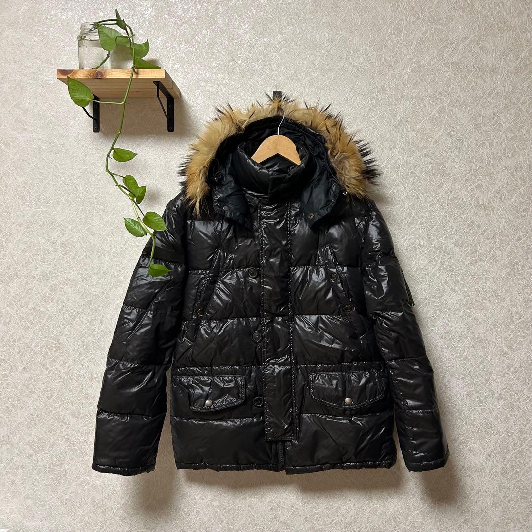 DUVETICA デュべティカ ダウンジャケット ファー サイズ46 ブラウン