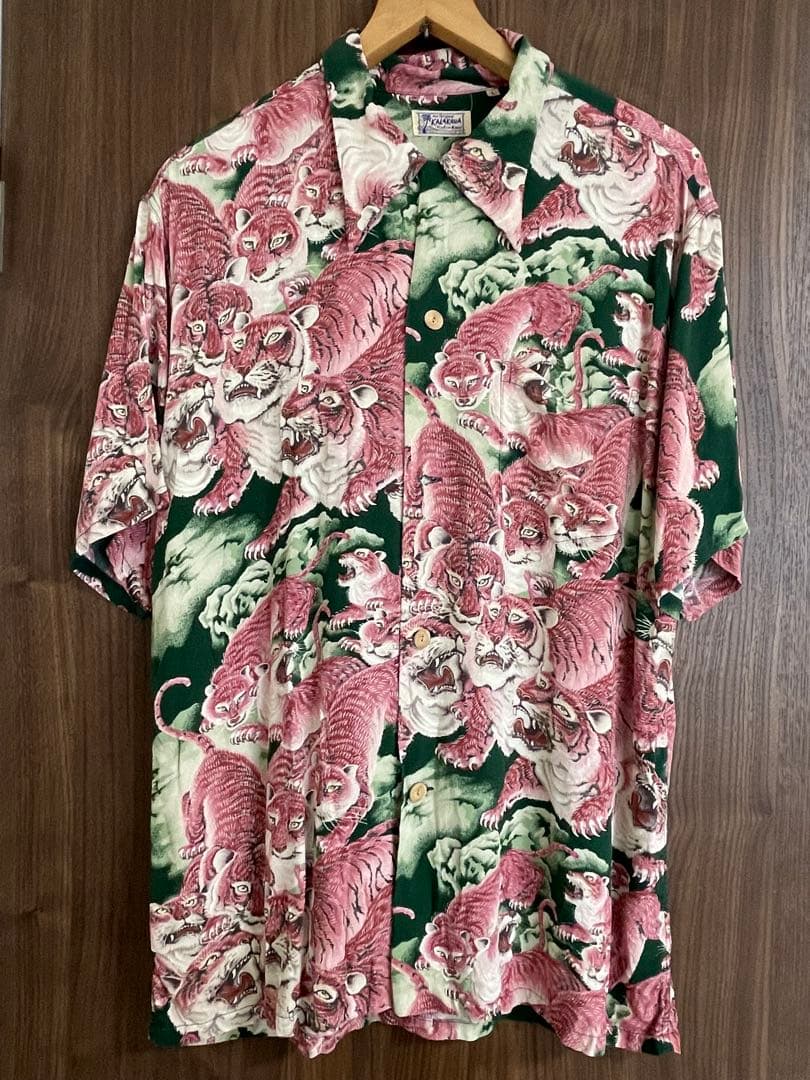 サンサーフスペシャル　百虎　グリーン　ジャンキークラシックス別注　size:L