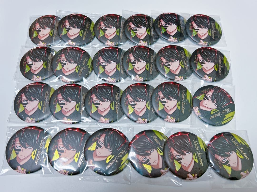 桃源暗鬼　メタリック缶バッジ　無陀野無人　24個