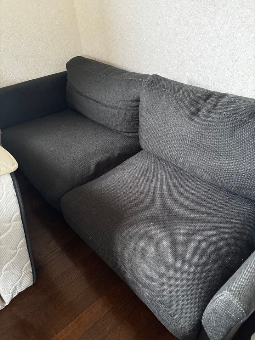 ニトリ　ダークグレー ソファ2人掛け3人掛け　急ぎ出品