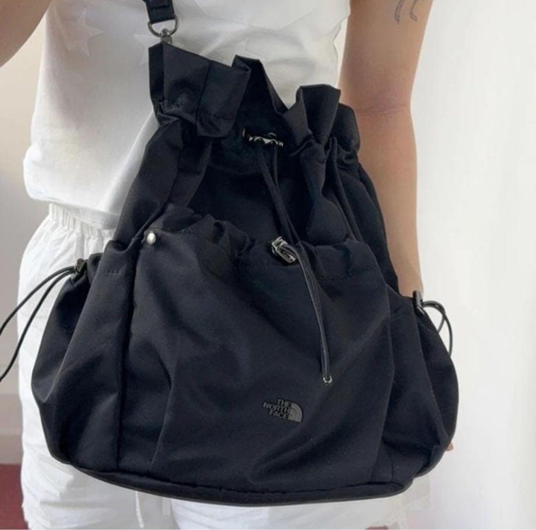 【韓国限定】ノースフェイス WHITE LABEL ボニーパックM 黒 THE NORTH FACE ノースフェイス WHITE LABEL ホワイトレーベル 韓国