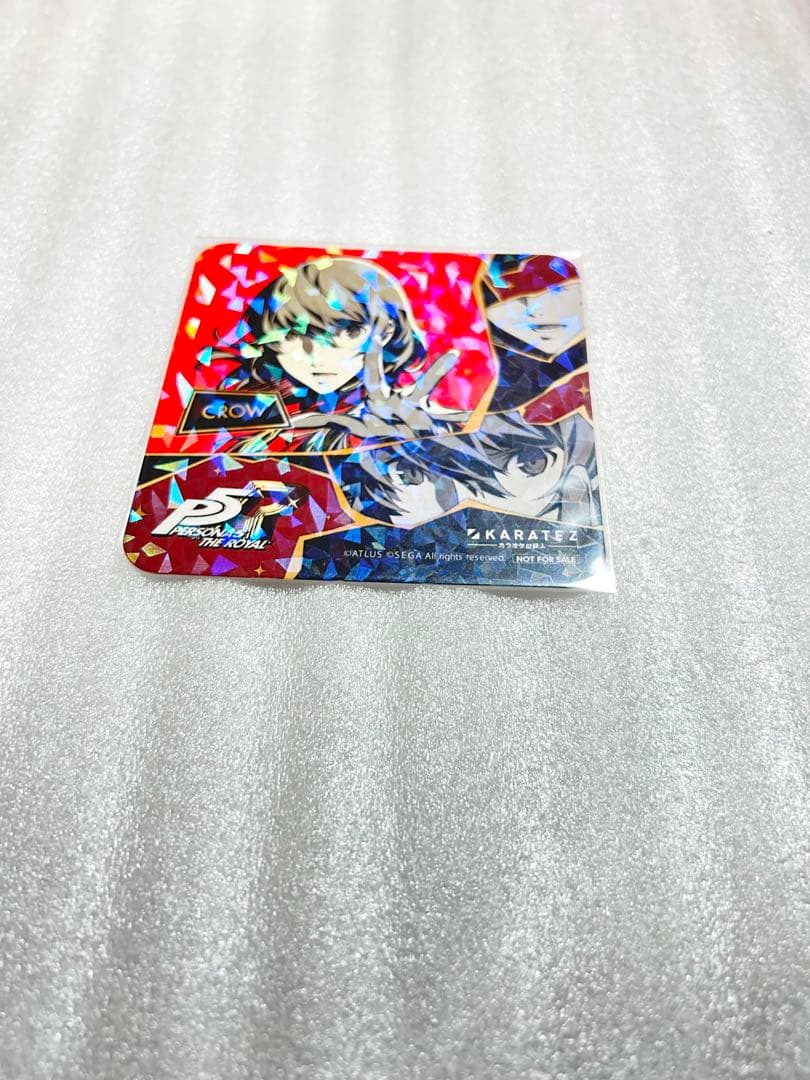 ペルソナ5 カラオケの鉄人　カラ鉄コースター　ホロ　明智吾郎 グッズ-スタンドポップ】ペルソナ5 タクティカ アクリルスタンド 明智