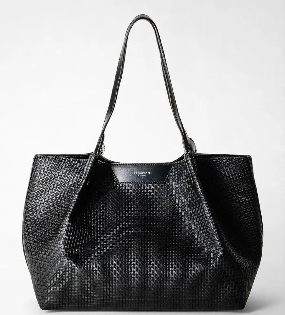Serapian secret トートバッグ 黒