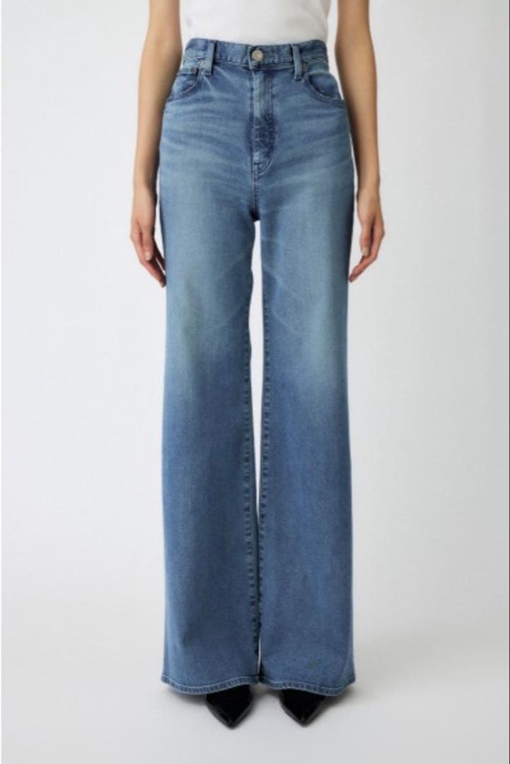 パンツ moussy ADVANCED LONG LEG FLARE 24