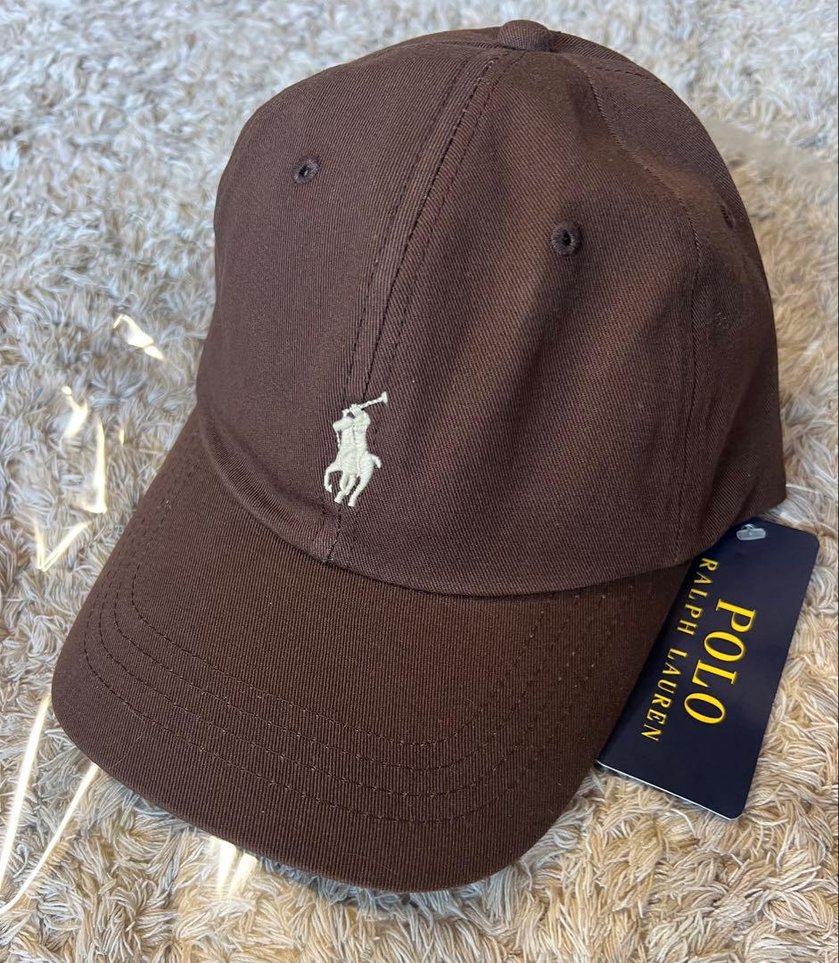 秋冬カラー★新品・正規品★Polo Ralph Lauren ブラウンキャップ Brown Polo Ralph Lauren Classic Sport Cap | SVD