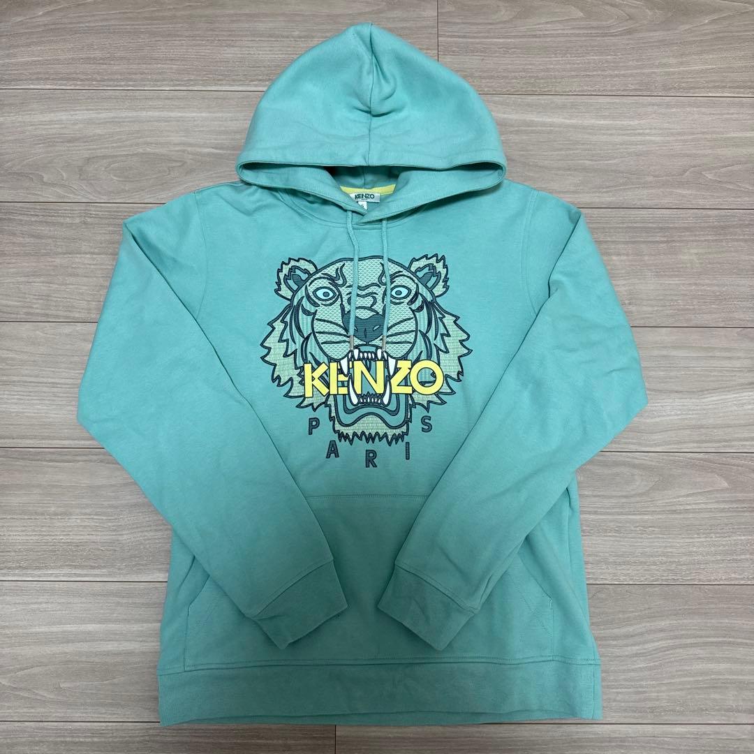 KENZO ミントグリーン トラパーカー S