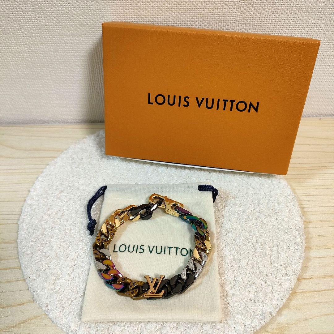 ルイヴィトン チェーン ブレスレット コリエ メンズ