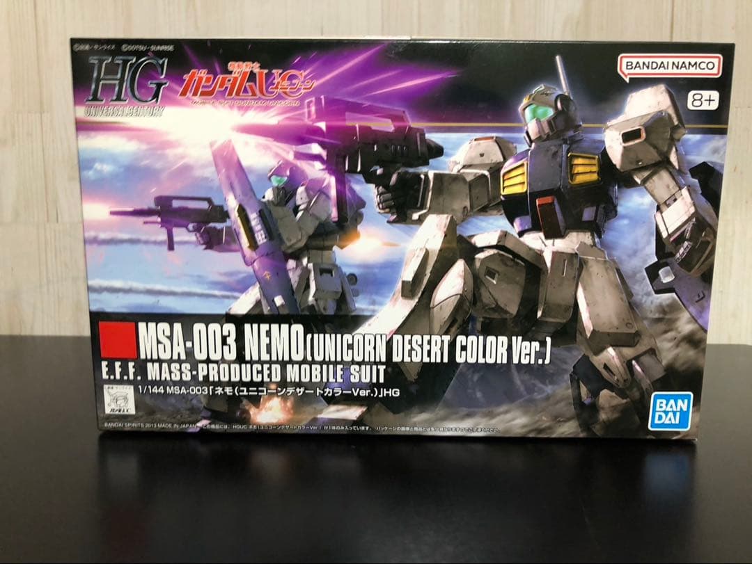 HGUC 1/144 MSA-003 ネモ（ユニコーンデザートカラーVer.) - メルカリ