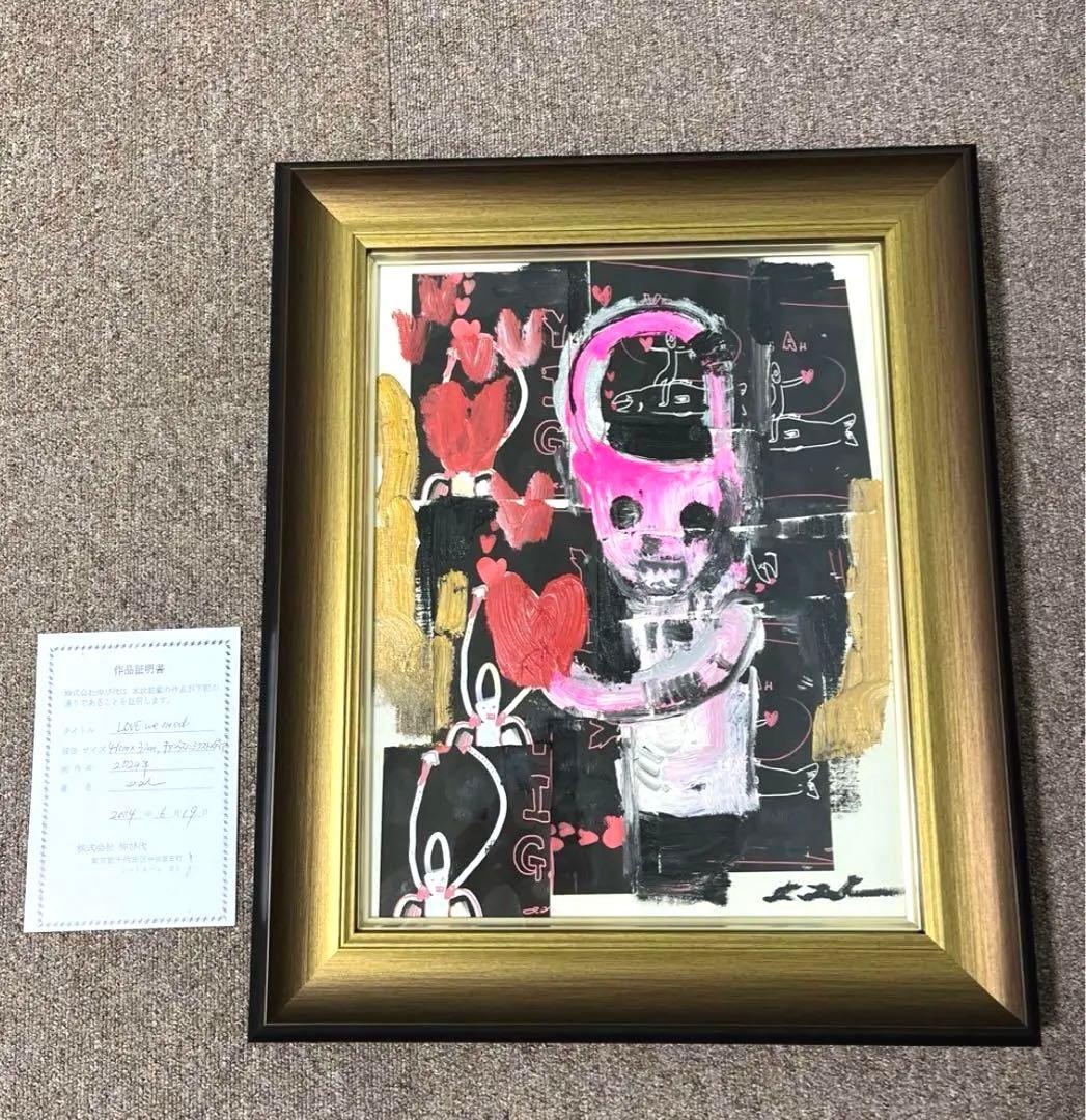 【原画】田中拓馬　Takuma Tanaka art ミクストメディア 田中拓馬 (Takuma Tanaka)「Super」ART GALLERY M