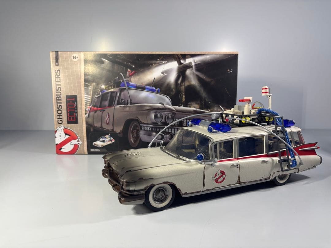 ホットトイズ ゴーストバスターズ エクト1 1/18スケール Amazon | MATTEL 1/18 ゴーストバスターズ ECTO-1 完成品 | ミニカー
