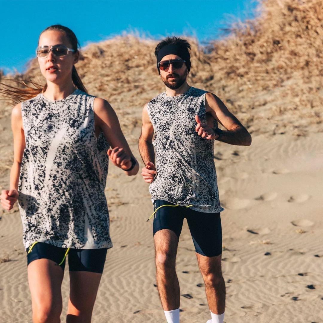 charbon running シャルボン 25SS ノースリーブ Tシャツ M