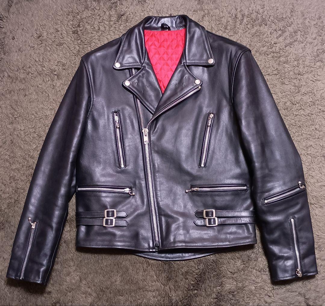 KAKUISHI (HORN WORKS) ダブルライダースジャケット 牛革