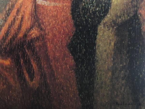 西村 龍介、古城幻影、希少な額装用画集より、新品高級額装付、状態